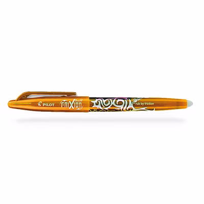 Immagine di Penna a sfera cancellabile colore arancio PILOT FRIXION BALL punta fine mm 0,7