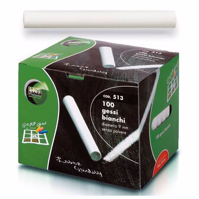 Immagine di Gesso LEBEZ a sezione circolare colore bianco