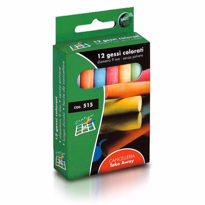 Immagine di Gesso LEBEZ a sezione circolare colori assortiti