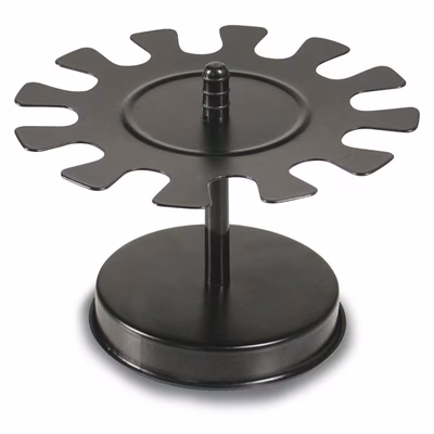 Immagine di Portatimbri tondo in metallo 12 posti