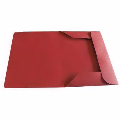 Immagine di Cartella in manilla 3 lembi cm 25x33 rosso g 180