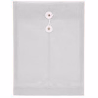 Immagine di Busta portadocumenti chiusura a laccio a4 bianco