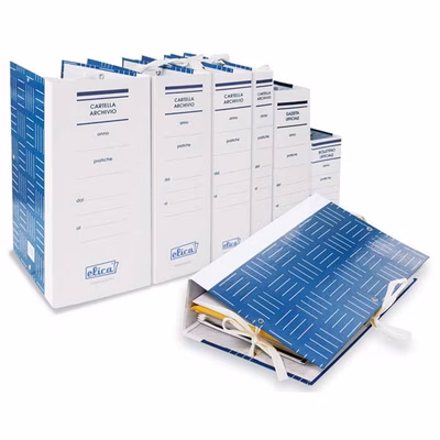 Immagine di Faldoni archivio ELICA dorso cm 12 con lacci