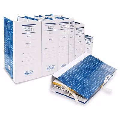 Immagine di Faldoni archivio ELICA dorso cm 15 con lacci