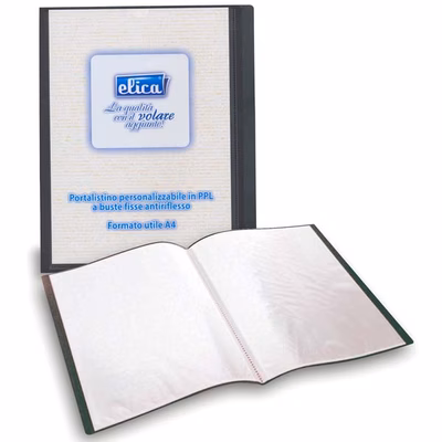 Immagine di Portalistino ELICA personaliz.in ppl 20 buste nero