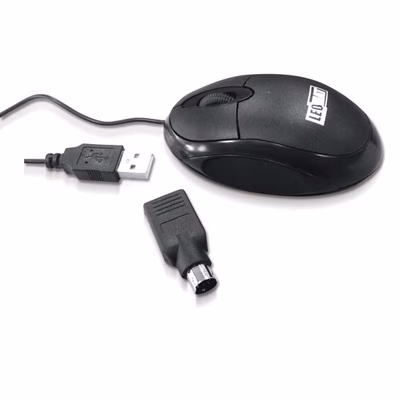 Immagine di Mouse LEOMAT OPTICAL BLACK