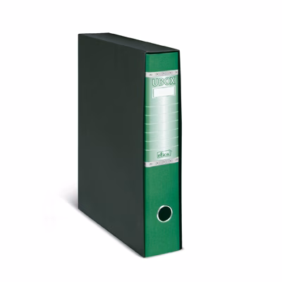 Immagine di Raccoglitore ELICA U-BOX dorso cm 5 protocollo colore verde