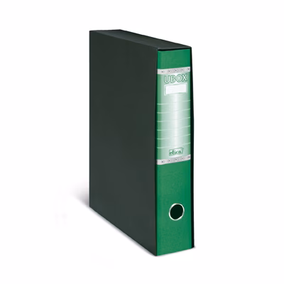 Immagine di Raccoglitore ELICA U-BOX dorso cm 5 commerciale colore verde