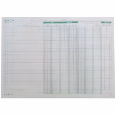 Immagine di Prima nota cassa/banca + conti FLEX 16804C 50x2