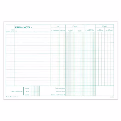 Immagine di Prima nota cassa + conti FLEX 16831C 50x2