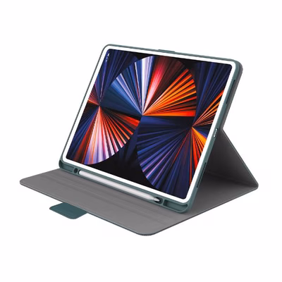 Immagine di Cover plastica, microfibra, poliuretano, silicone e poli verde CYGNETT Custodia TekView con porta Ap