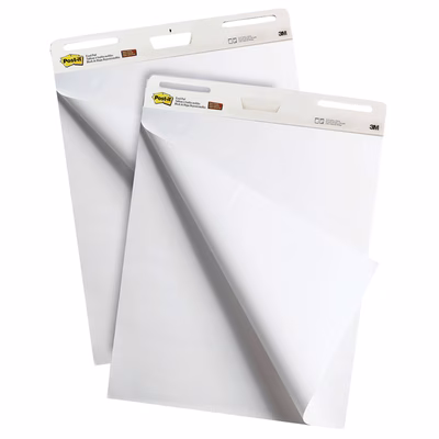 Immagine di Blocco lavagna Post-it Post-it® Super Sticky 559 30 fogli bianchi mobili cm 63,5x77,5