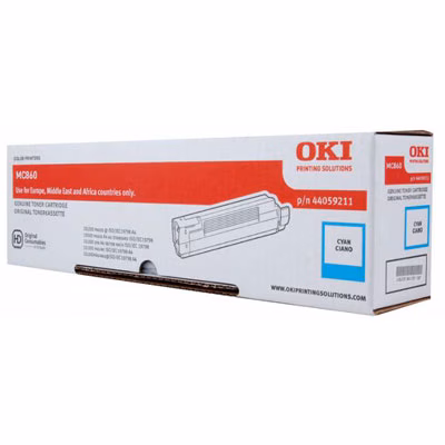 Immagine di Toner Laser OKI 44059211 ciano 10000 copie