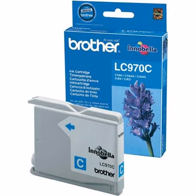 Immagine di Inkjet BROTHER LC-970C ciano 300 copie
