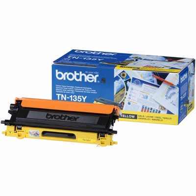 Immagine di Toner Laser BROTHER TN-135Y giallo 4000 copie