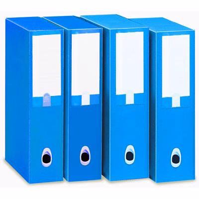 Immagine di Portaprogetti LEONARDI PLUS dorso 10 blu