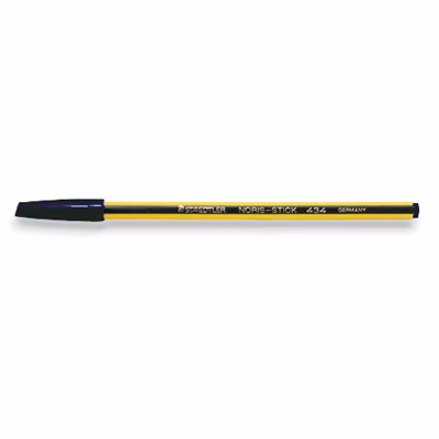 Immagine di Penna a sfera colore nero STAEDTLER NORIS STICK 434 punta media mm 1
