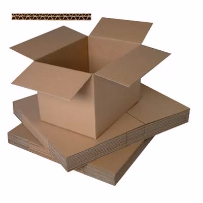 Immagine di Scatola cartone doppia onda cm 41x29,5x36 avana