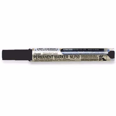 Immagine di Pennarello permanent a scatto PENTEL MAXIFLO NLF 50 punta conica colore nero