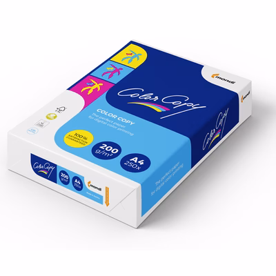 Immagine di Carta bianca per fotocopie A4 g200 MONDI COLORCOPY risma da 250 fogli