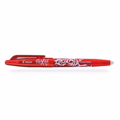 Immagine di Penna a sfera cancellabile colore rosso PILOT FRIXION BALL punta fine mm 0,7