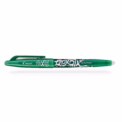 Immagine di Penna a sfera cancellabile colore verde PILOT FRIXION BALL punta fine mm 0,7
