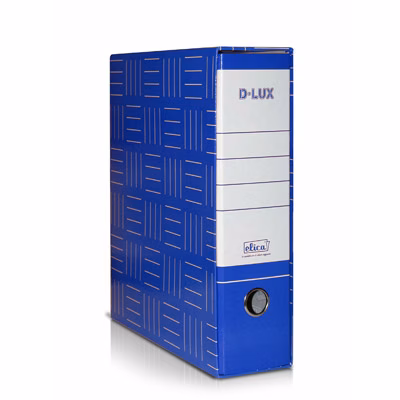 Immagine di Raccoglitore ELICA D-LUX cm 8 commerciale blu