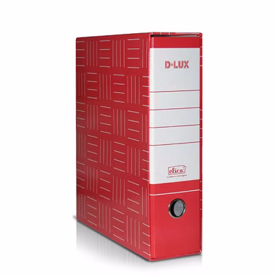 Immagine di Raccoglitore ELICA D-LUX cm 8 commerciale rosso