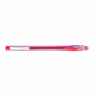 Immagine di Penna a sfera ink gel colore rosso PILOT G-1 punta fine mm 0,7