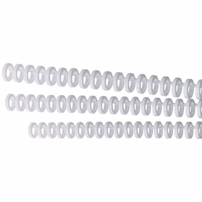 Immagine di Dorsi plastici per GBC CLICKMAN mm 12 bianco