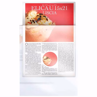 Immagine di Busta ad U ELICA U trasparente liscio 15x21