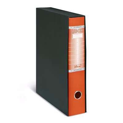 Immagine di Raccoglitore ELICA U-BOX dorso cm 5 protocollo colore rosso