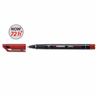 Immagine di Pennarello permanent STABILO OHPen universal Fine colore rosso