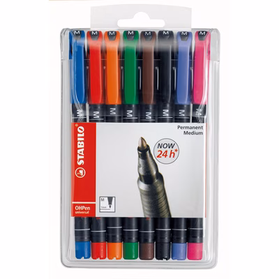 Immagine di Pennarello permanent STABILO OHPen universal Medio colori assortiti