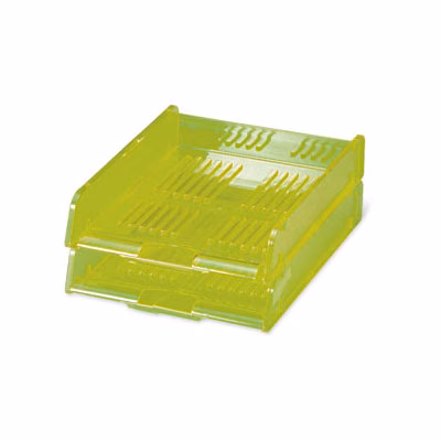 Immagine di Vaschetta portacorrispondenza trasparente verde