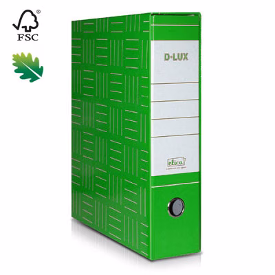 Immagine di Raccoglitore ELICA D-LUX cm 8 protocollo verde