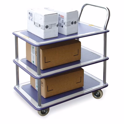 Immagine di Carrello portapacchi triplo ripiano metallo