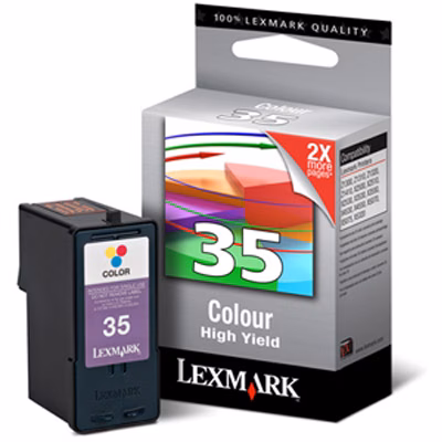Immagine di Inkjet lexmark n35xl 18c0035e colore 450 copie