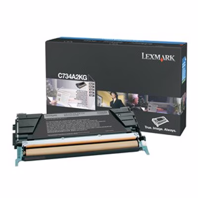 Immagine di Toner Laser return program LEXMARK 0C734A1KG nero 8000 copie