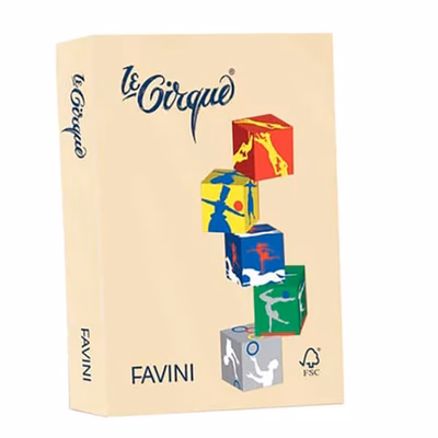 Immagine di Carta favini le cirque a4 g80 camoscio tenue risma da 500 fogli