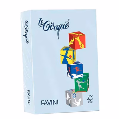 Immagine di Carta favini le cirque a4 g80 celeste tenue risma da 500 fogli