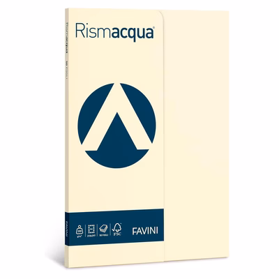 Immagine di Cartoncino FAVINI Rismacqua A4 g200 avorio risma da 50 fogli