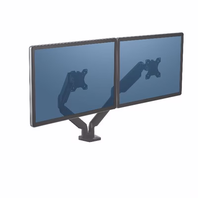 Immagine di Braccio portamonitor doppio platinum series - fellowes