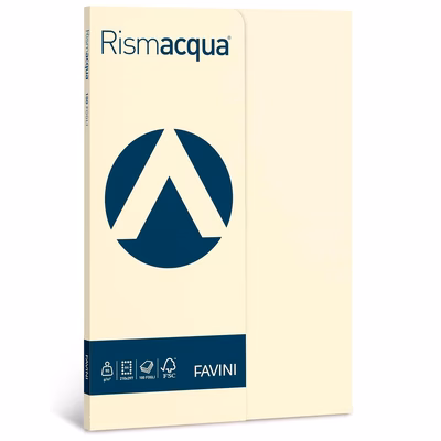 Immagine di Carta FAVINI Rismacqua A4 g90 avorio risma da 100 fogli