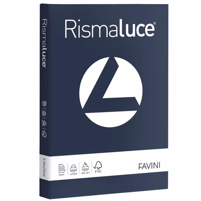 Immagine di Cartoncino favini rismaluce a4 g200 blu cobalto risma da 125 fogli