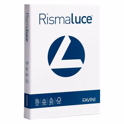 Immagine di Cartoncino favini rismaluce a4 g100 bianco risma da 100 fogli