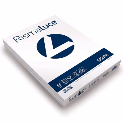 Immagine di Cartoncino favini rismaluce a3 g200 bianco risma da 125 fogli