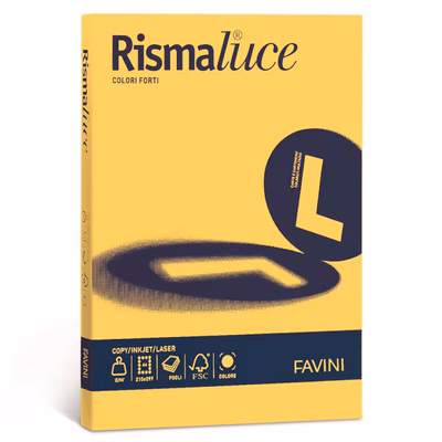 Immagine di Cartoncino favini rismaluce a3 g200 giallo sole da 125 fogli
