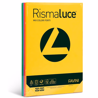 Immagine di Rismaluce200 mix 8 colori forti a4