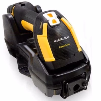 Immagine di Lettore codici a barre DATALOGIC PM9600 2D, STANDARD RANGE, CORDLESS, KIT CON BASE, PM9600SR433RBK1